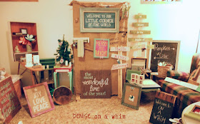 Christmas Through Lowell Booth Display via http://deniseonawhim.blogspot.com