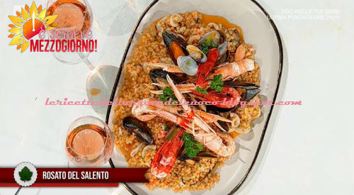 Fregula ai frutti di mare ricetta Michele Farru