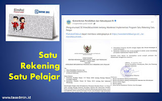 Satu Rekening Satu Pelajar