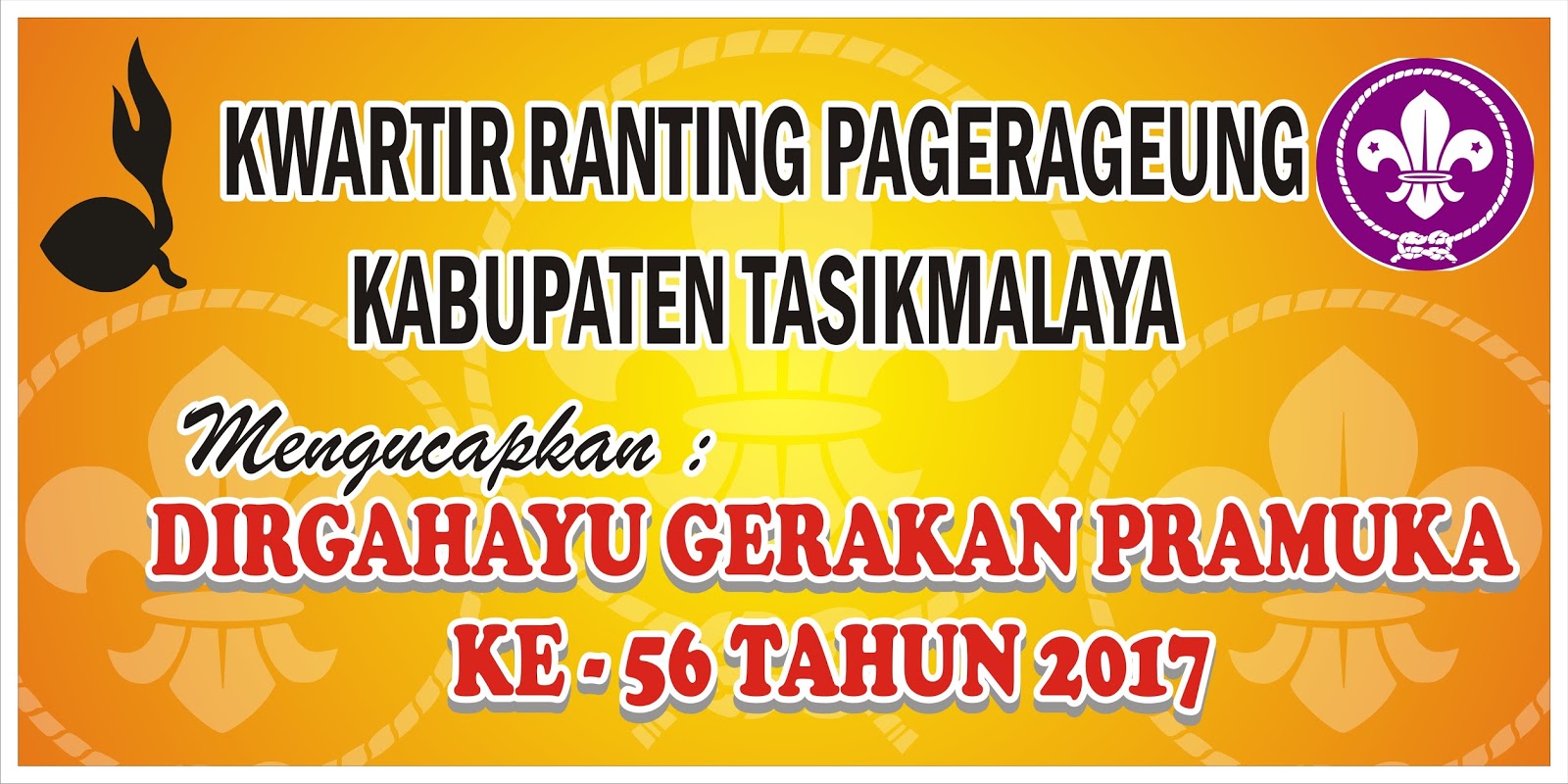 Download Kumpulan Contoh Spanduk Kegiatan Pramuka Format 