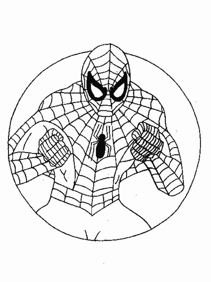 Download Coloring Pages: Spiderman Free Printable Coloring Pages