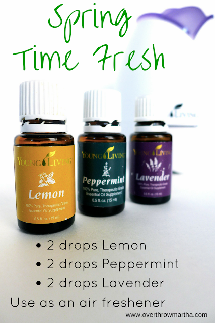 All Natural Chemical Free Air Freshener with Young Living Essential Oils 