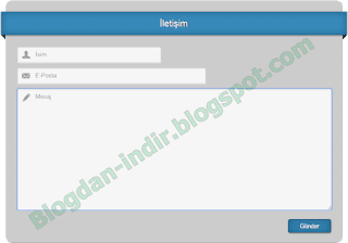 Blogger İletişim Formu