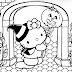 Inspirational Hello Kitty Swimming Coloring Pages