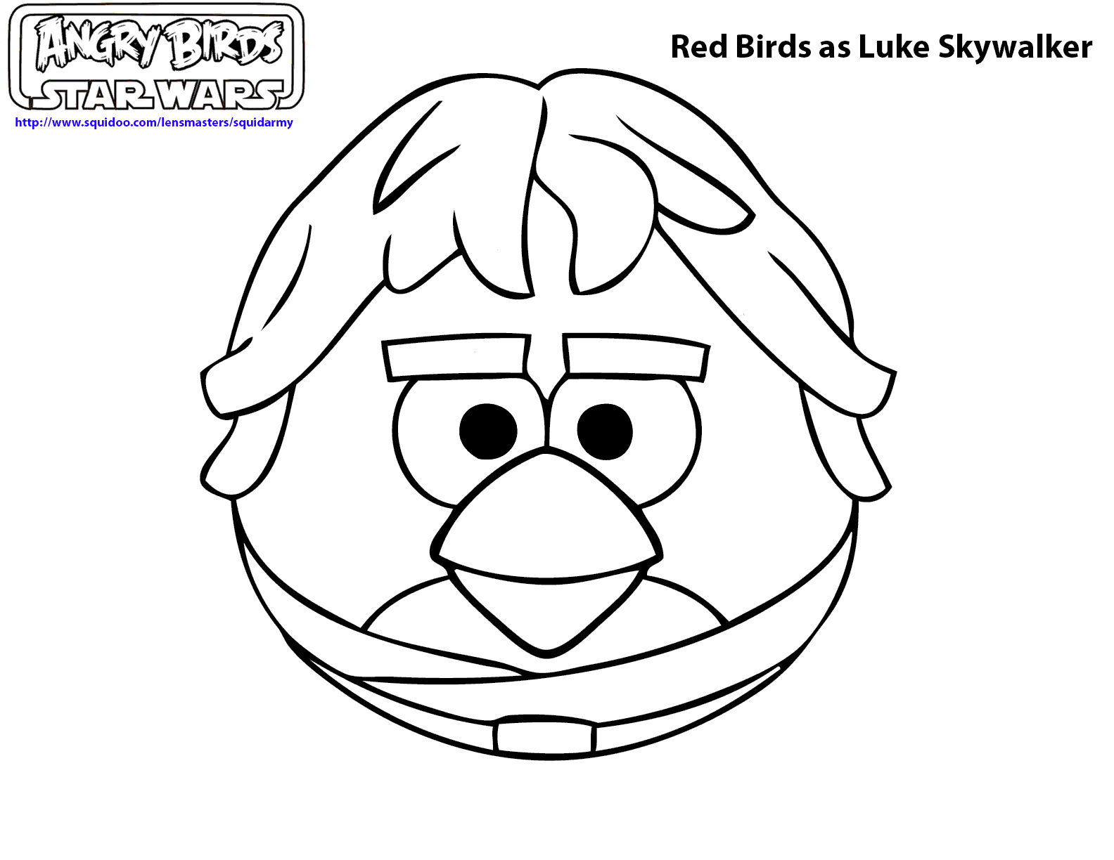 Angry Birds Star Wars Coloring Pages