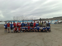 Amistoso  de fútbol entre Junín de los Andes y Piedra del Aguila.-