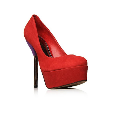 Red Auction High heel shoes