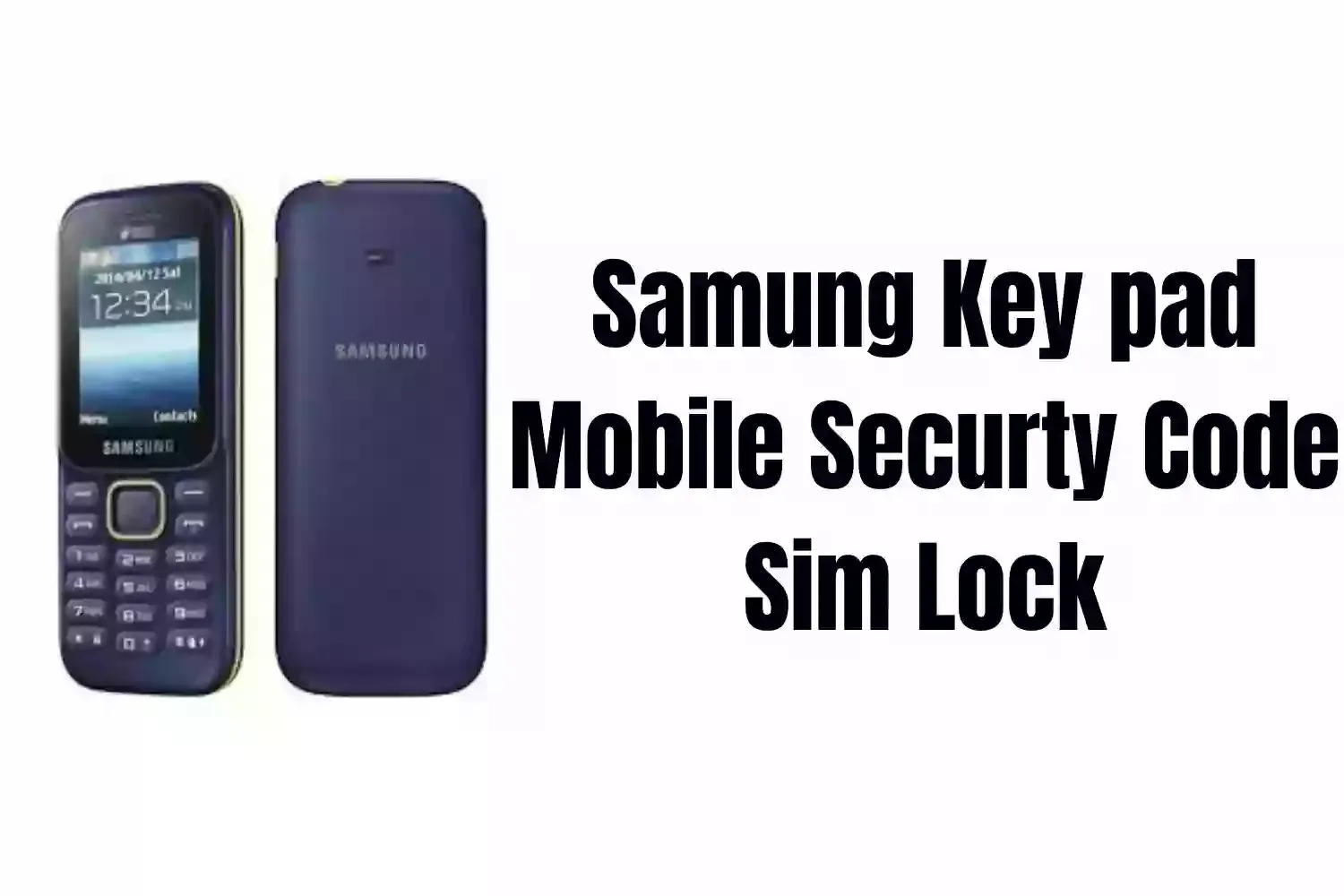 Samsung master reset code SIM lock