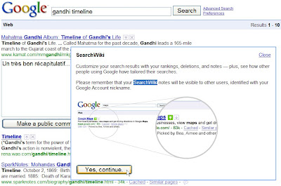 Google SearchWiki