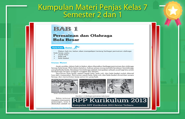 Kumpulan Materi Penjas Kelas 7 Semester 2 dan 1