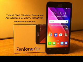 Cara Downgrade dan Upgrade OS Asus Zenfone Go Z00VD (ZC500TG)