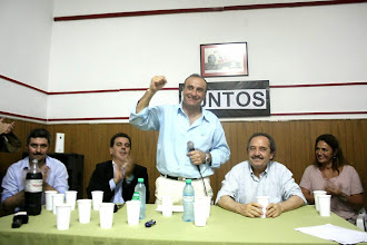 Ritondo y Alfonsín presentaron a su candidato en Carmen de Areco