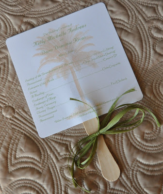 example wedding programs