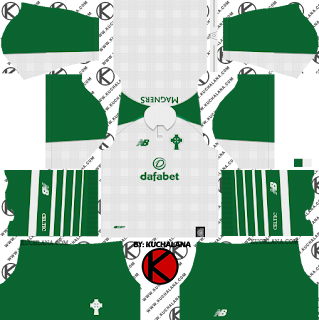  Yang akan saya share kali ini adalah termasuk kedalam home kits Baru, Celtic FC 2018/19 Kit - Dream League Soccer Kits