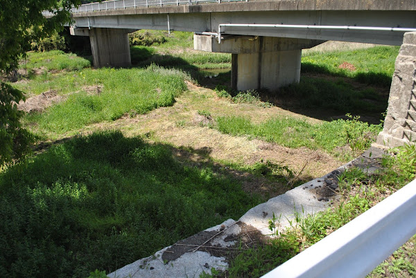 緒川に架かっていた橋