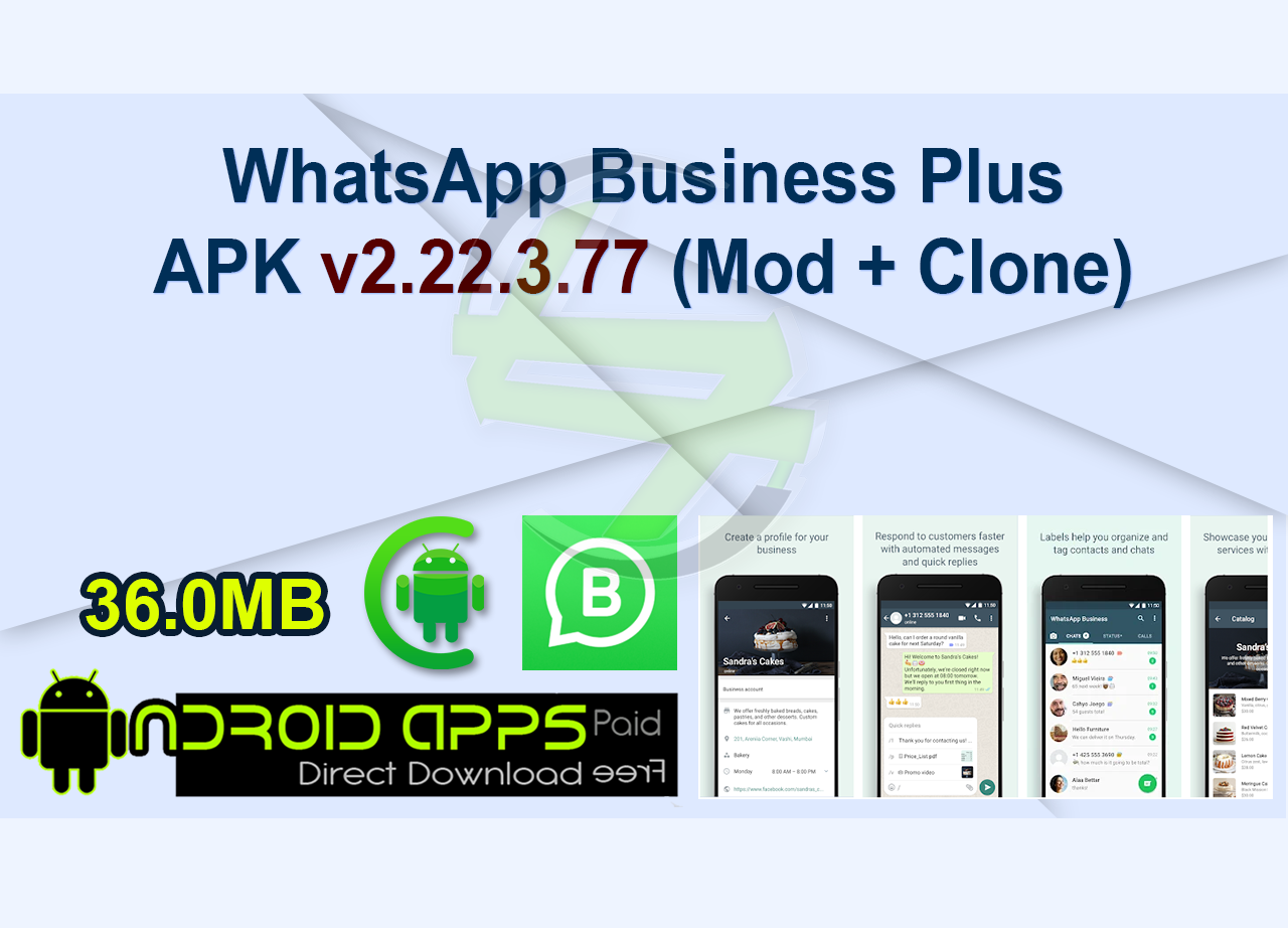 WhatsApp Business Plus APK v2.22.3.77 (Mod + Clone)