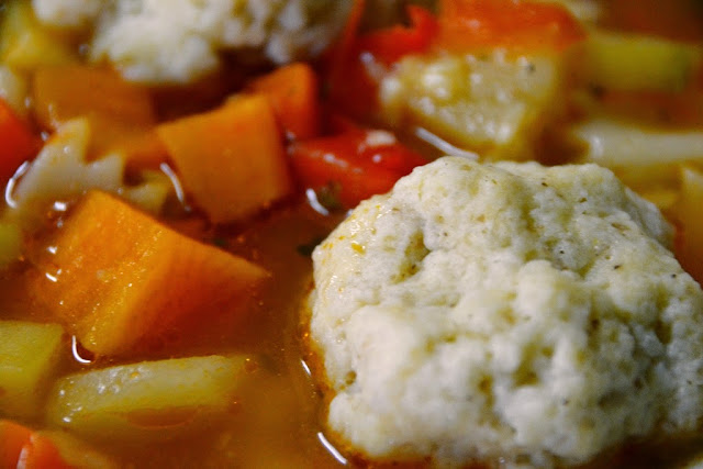 matzo balls in minestrone