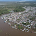 Com cheia, cidade de Anamã volta a ficar 100% alagada no Amazonas