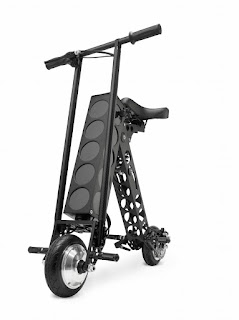 the URB-E Black Label Electric Folding Scooter