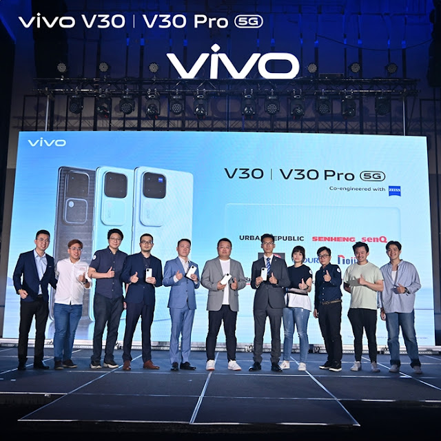 VIVO Malaysia Launched The VIVO V30 Series, Integrating  ZEISS Technology & Aura Light 3.0, vivo v30, vivo malaysia, vivo v30 pro, vivo