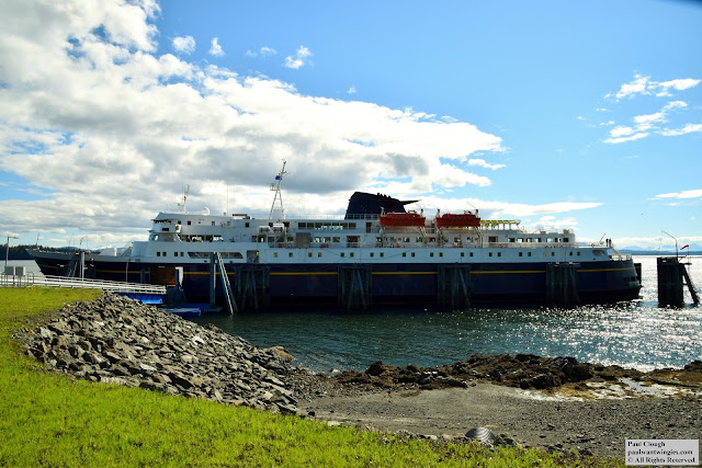 The Matanuska in port in Kake