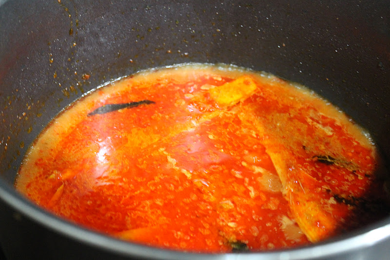 Masak Asam Pedas Kepala Ikan Merah - Azie Kitchen