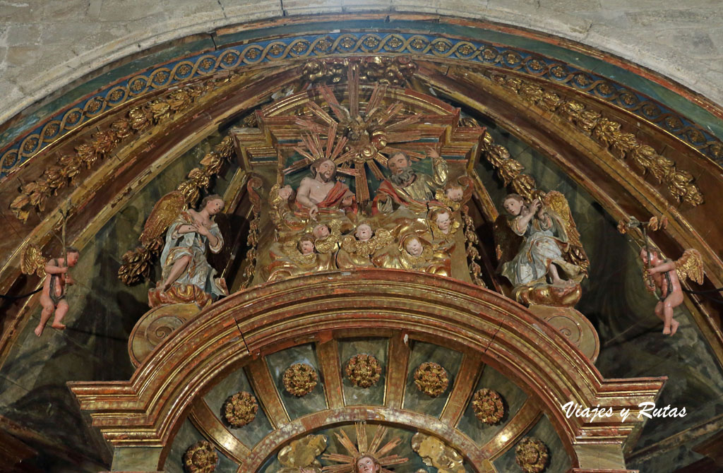 retablo mayor de la iglesia de Santa María de Meira