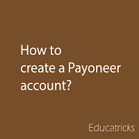 How to create a payoneer account Image