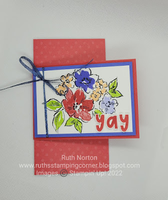 stampin up, amazing phrasing, hand penned petals