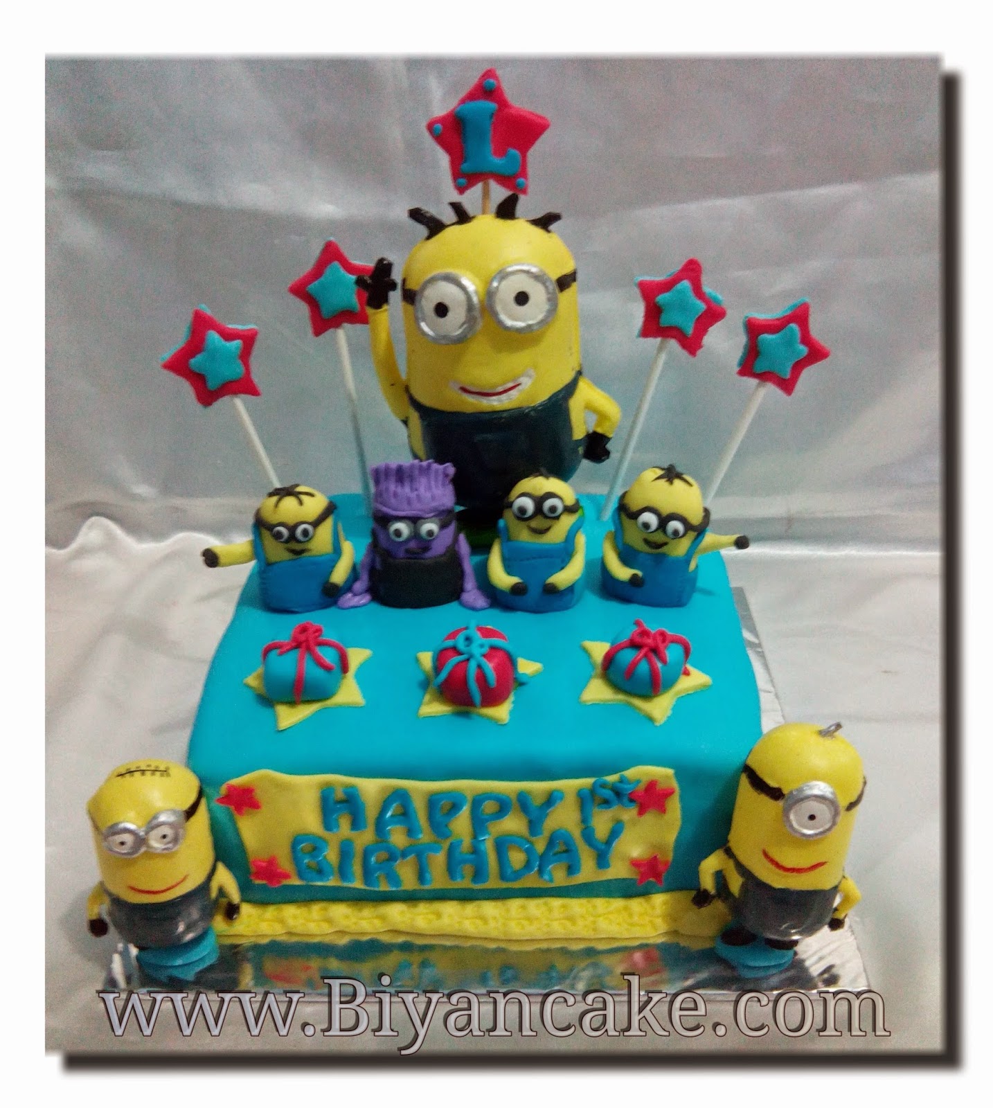 Kue Tart Minion Biyan Cake