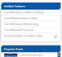 Cara mengganti warna background judul sidebar Blog