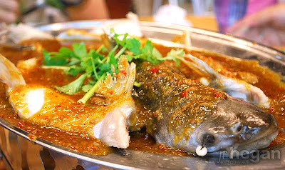 Malaysia Steamed Patin Fish