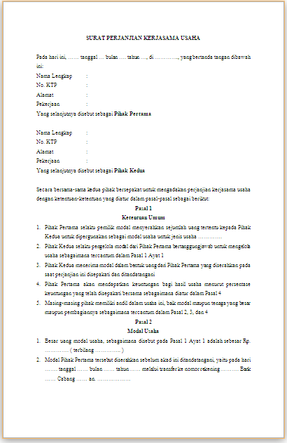 Contoh Surat Draft Surat Format Surat  Share The Knownledge