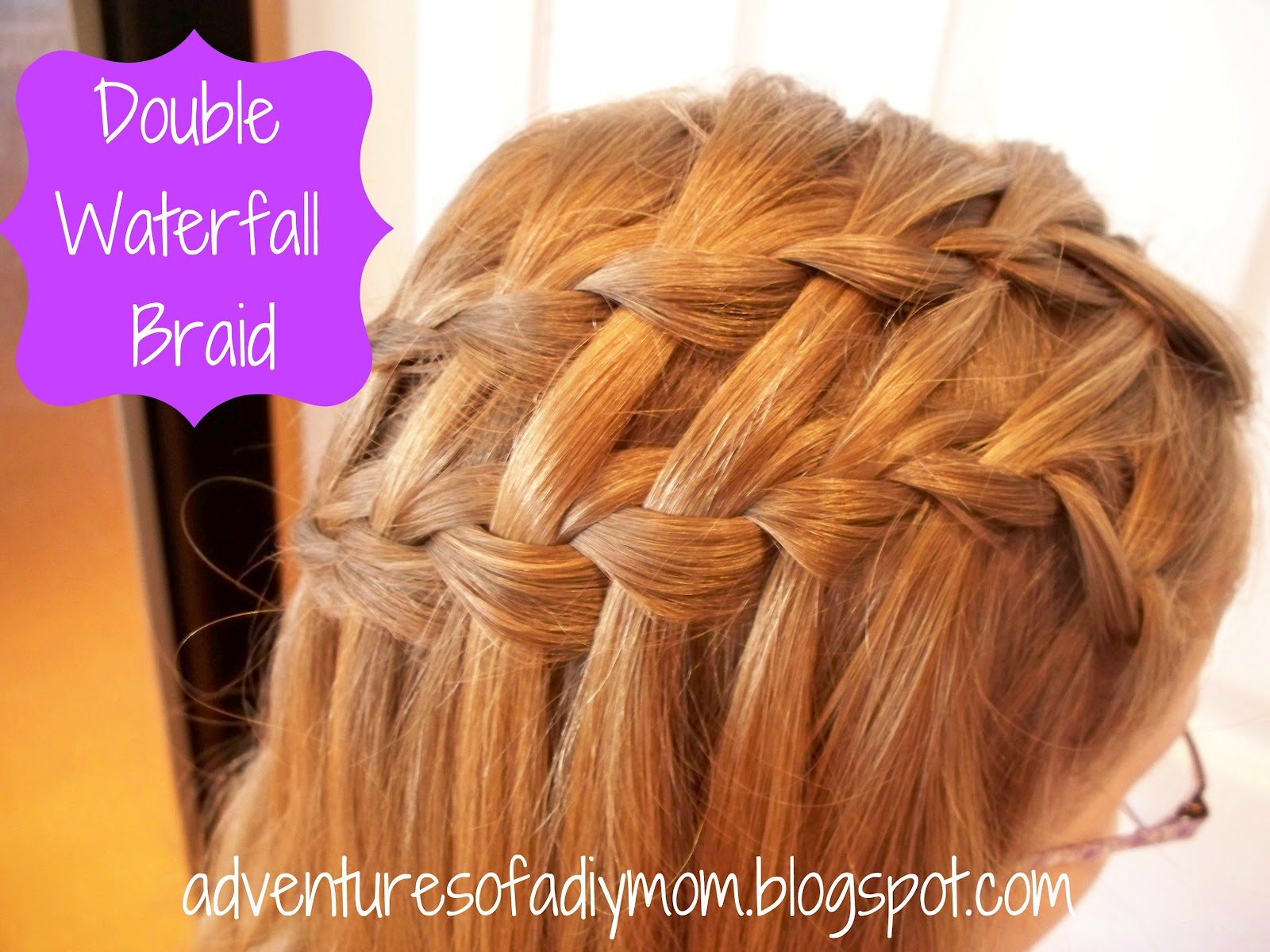Mini Hair Series Double Waterfall Braid Adventures of 