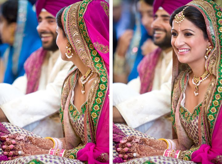 traditional punjabi wedding dress