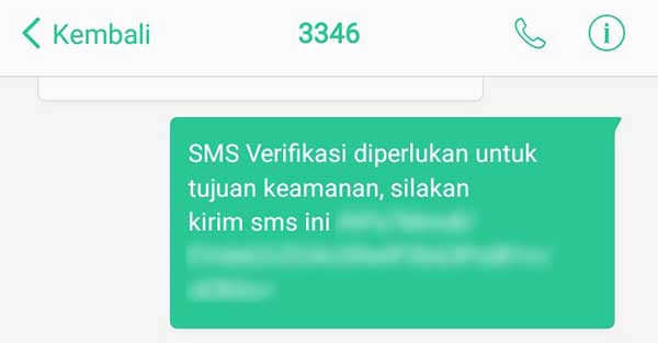 SMS Verifikasi BNI Mobile Banking Tidak Terkirim
