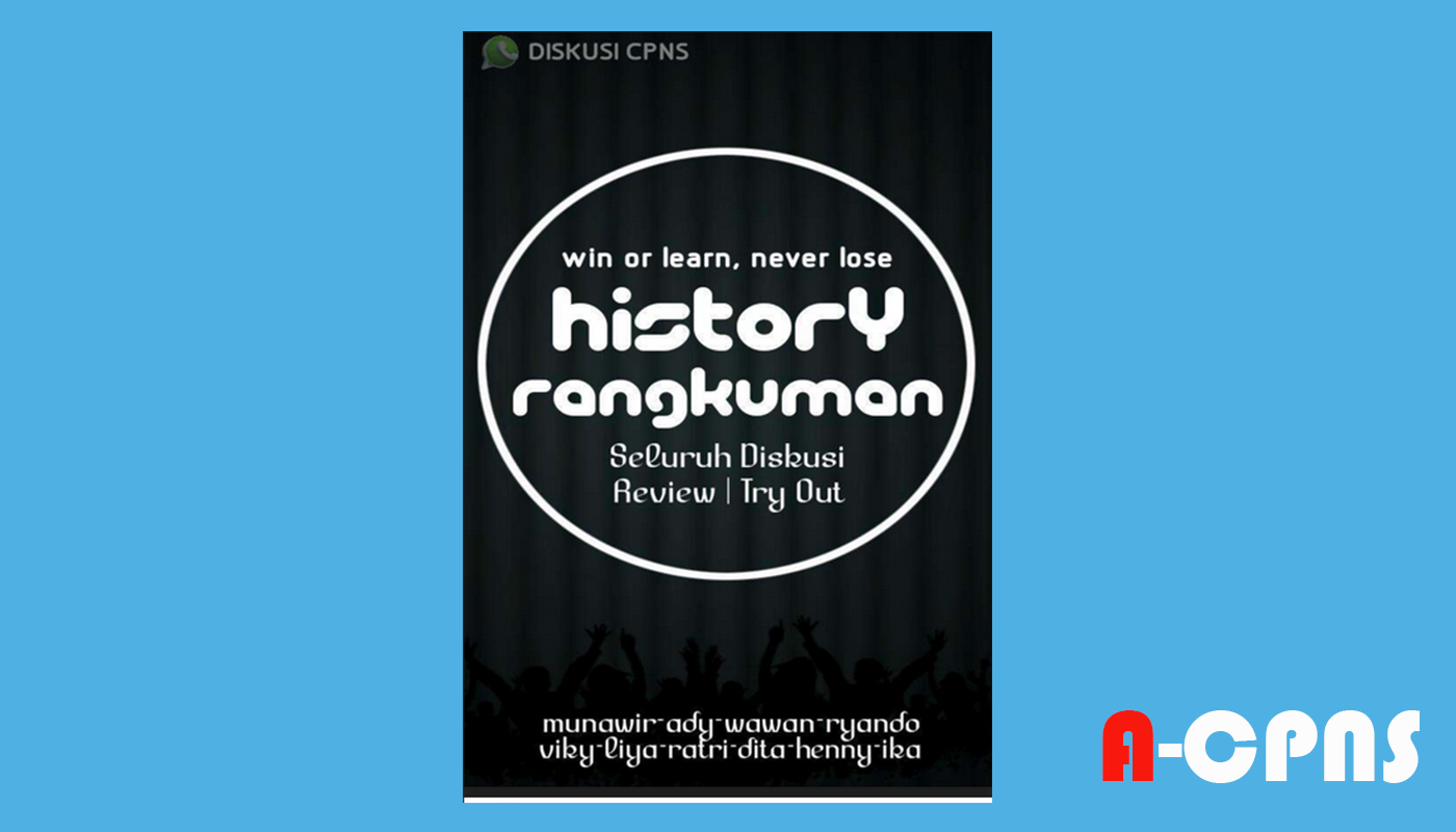 Download Buku History Rangkuman Diskusi Soal CPNS (Review - Try Out)