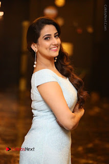 Telugu Television Anchor Manjusha Stills in Short Dress at Dhruva Salute to Audience Event  0069.JPG