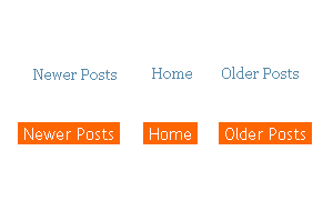 How to Customize 'Older Posts' & 'Newer Posts' Links