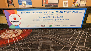 Variety, the Children's Charity silent auction display