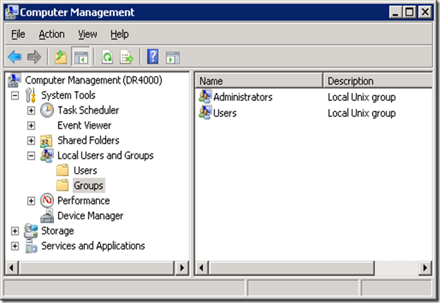 Computer Management Groups