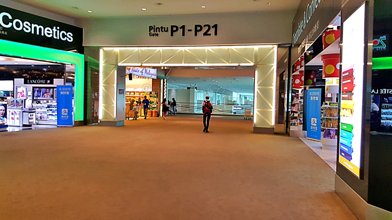 entrance to the KLIA 2 gate P wing