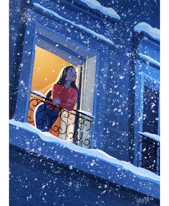 The Freedom of Living Alone in 16 Fascinating Drawings - ... so that you're ready to meet the best season of the year.