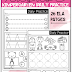 freebie reading and writing in kindergarten literacy center worksheets ela - kidzone language arts