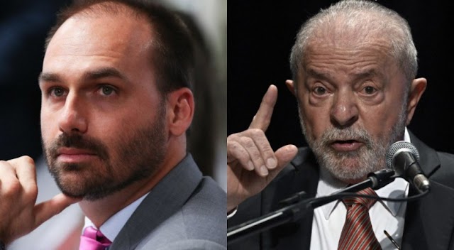 Eduardo Bolsonaro acusa ministro e o presidente Lula de envolvimento com crime organizado