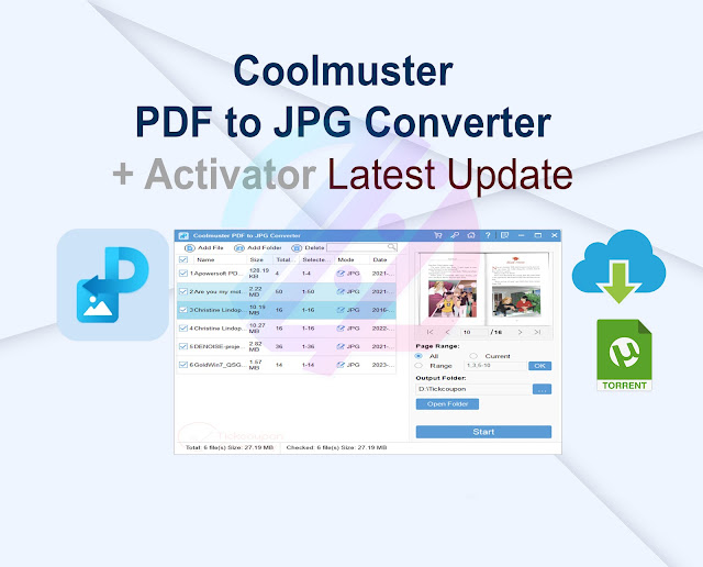 Coolmuster PDF to JPG Converter 2.4.11 + Activator Latest Update