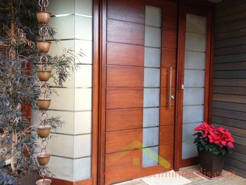  40 model desain pintu  utama  rumah minimalis contoh gambar