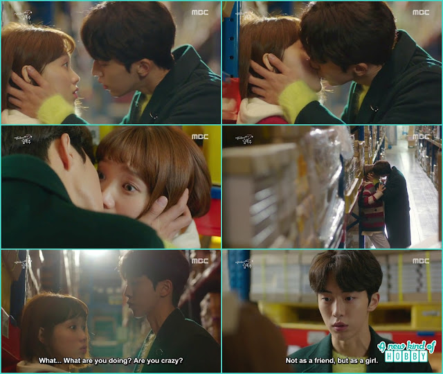 joon hyung confess his feeling to bok joo and kiss her - Weightlifting Fairy Kim Bok Joo: Episode 11 