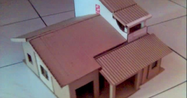 Cara Membuat Miniatur Rumah Dari Kardus Sisa