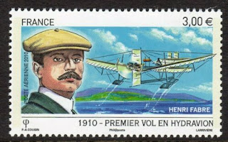 France Pilot Henri Fabre w Le Canard Seaplane